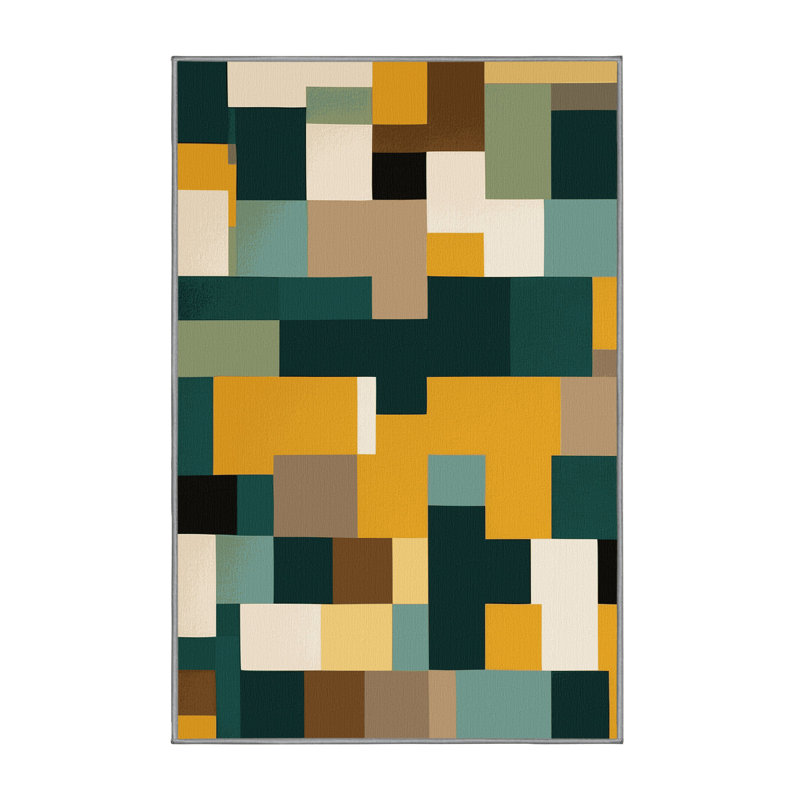 Tapis fabriqué en canyon, Rectangulaire 3 pi x 5 pi