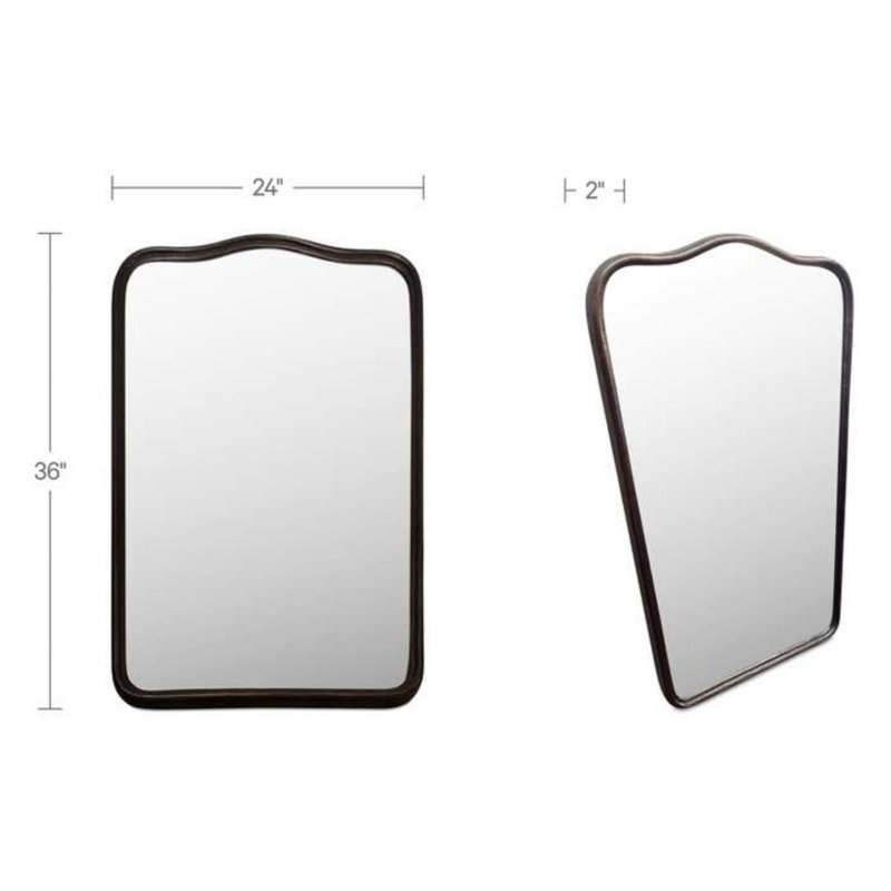 Keyes Mirror Brass, Bronze