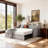 Upholstered daybed with Pop Up Trundle-1085081354
