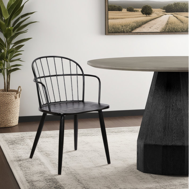 Arm Chair, Black
