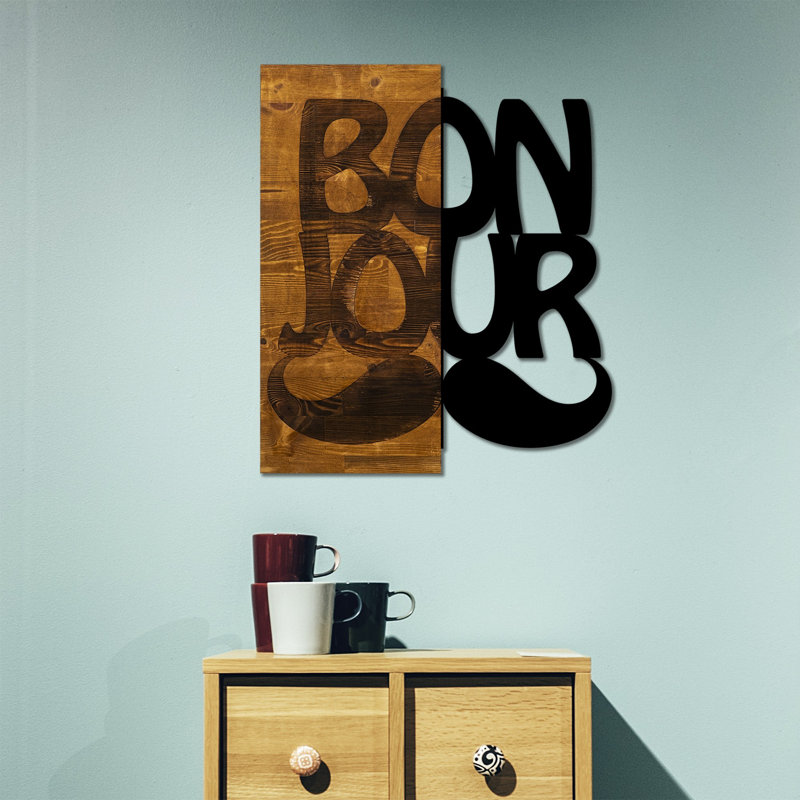 Décoration murale en bois