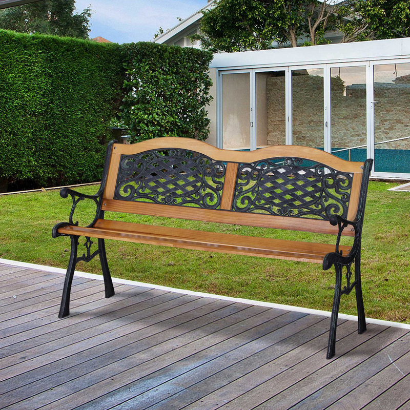 Banc de jardin extérieur, banc de patio, banc de véranda, banc de chambre à coucher