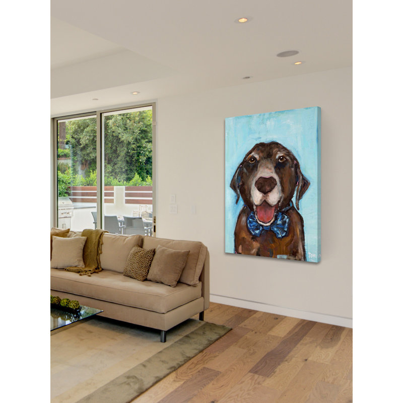 « gus », reproduction d’art sur toile, H 24 po x l 16 po x P 1,5 po
