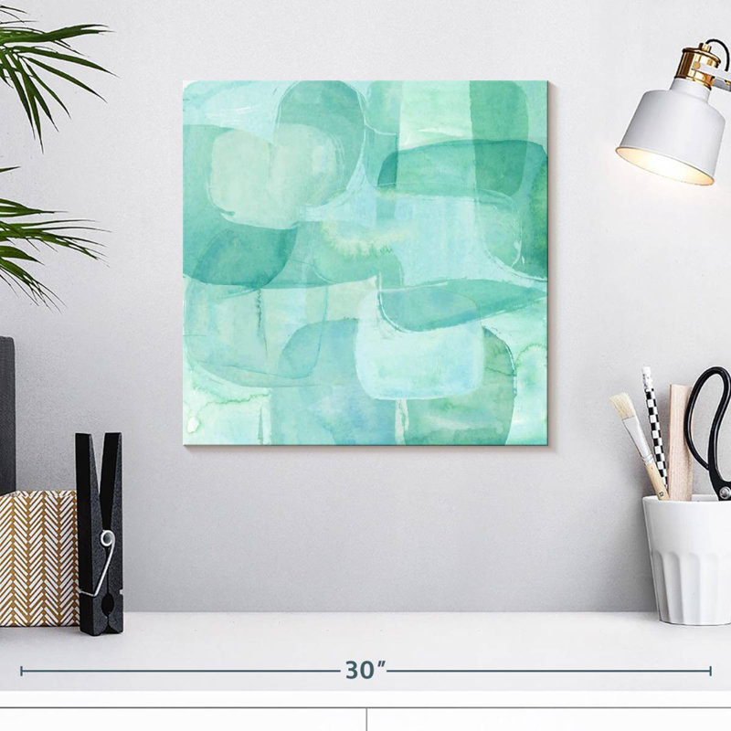 Avery Sea Glass Reflection I, H 16 po x l 16 po