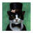Good Sir Top Hat Cat with a Mouse and A Monocle Panoramic Graphic Art Print Set on Canvas-1574313531