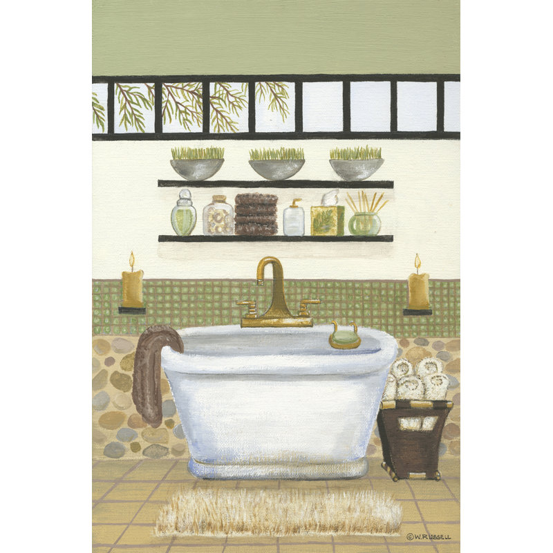 " Retreat II " Painting Print, 48" H x 32" W x 1.25" D