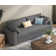 Roussel Modern 3 Seater Floor Sofa with Soft Corduroy Upholstered