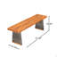 Outdoor Acacia Wood Bench(Set Of 2)-348469919