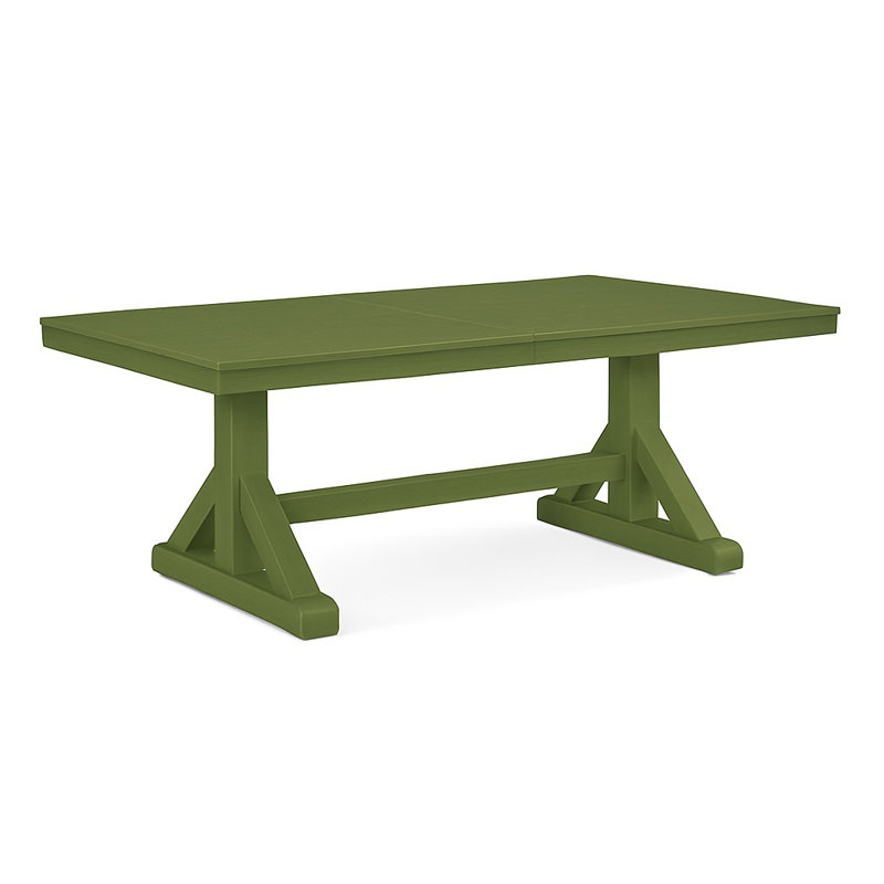 Hues Solid Wood Dining Table, Willow