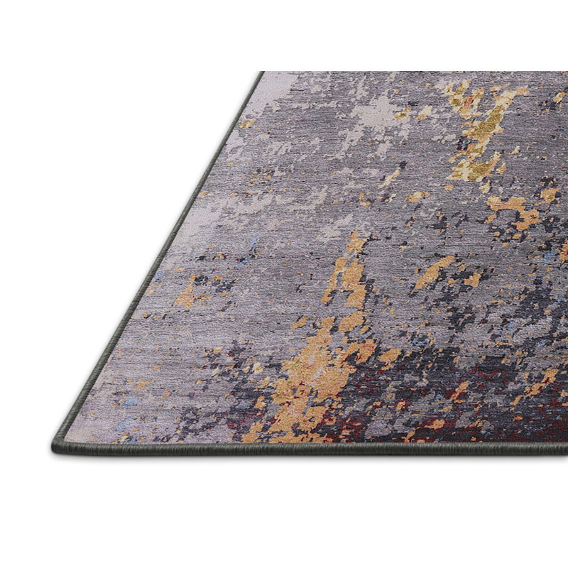Abstract Indoor Rug, Rectangle 7' x 10'