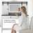43-inch-wide Vanity With Illuminated Mirror And Makeup Drawers, Vanity Set Includes Hairdryer Holder
