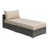 100 % polyester brun clair est en rupture de stock