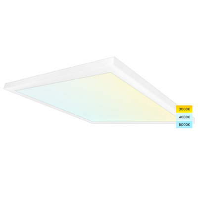 Terralyn 1 - Selectable CCT Light 2' x 2' LED Flush Mount Panel Light