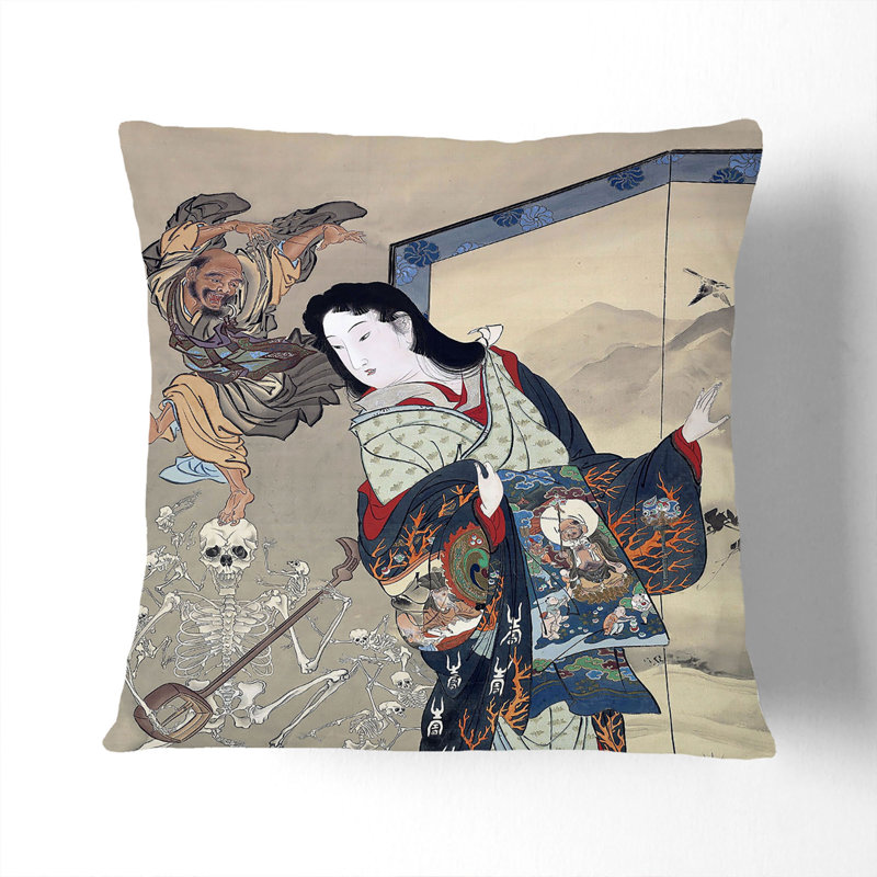 Square Throw Cushion, 55cm H x 55cm W x 20cm D, White