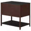 Table d'appoint 2 tiroirs avec tablette Tova