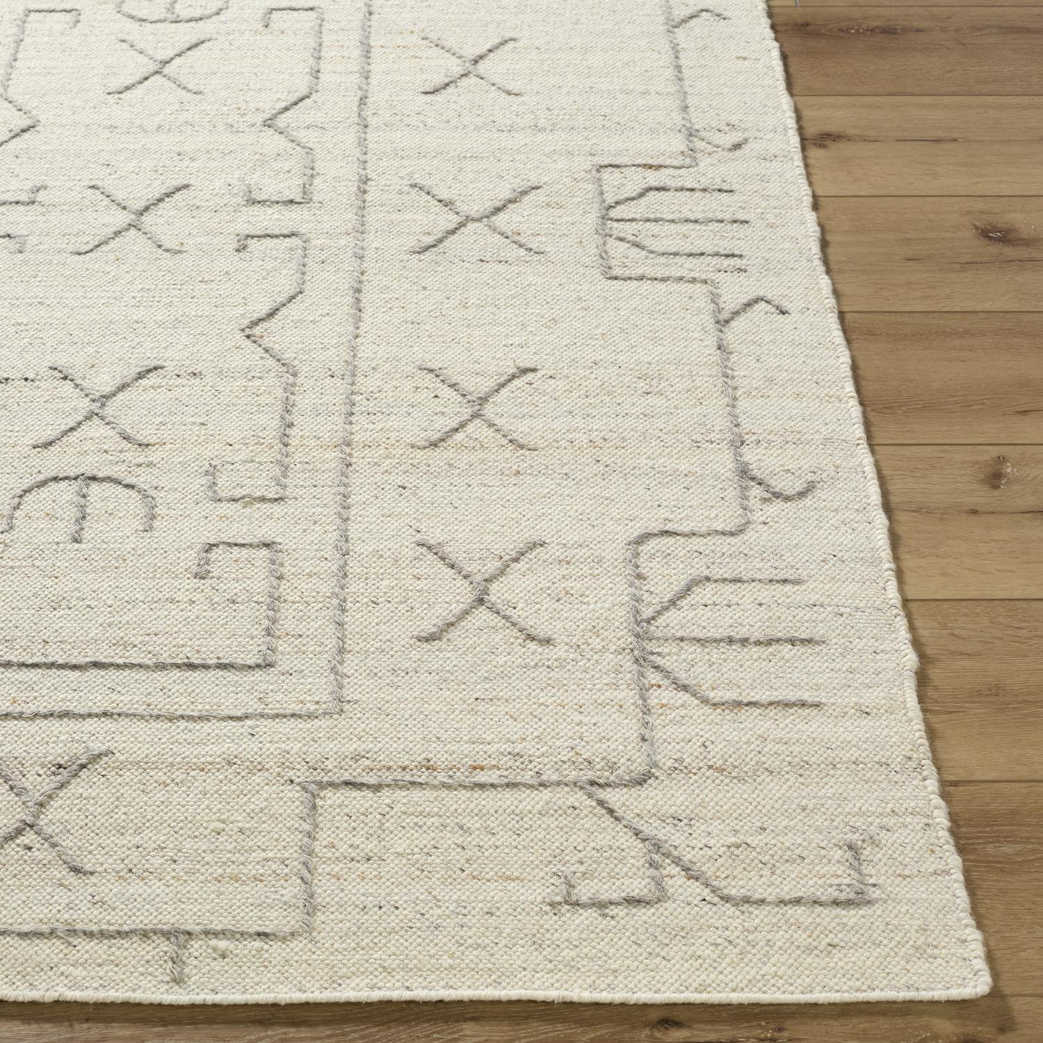 Flatweave Moroccan Pearl Rug, Rectangle 2' x 3'