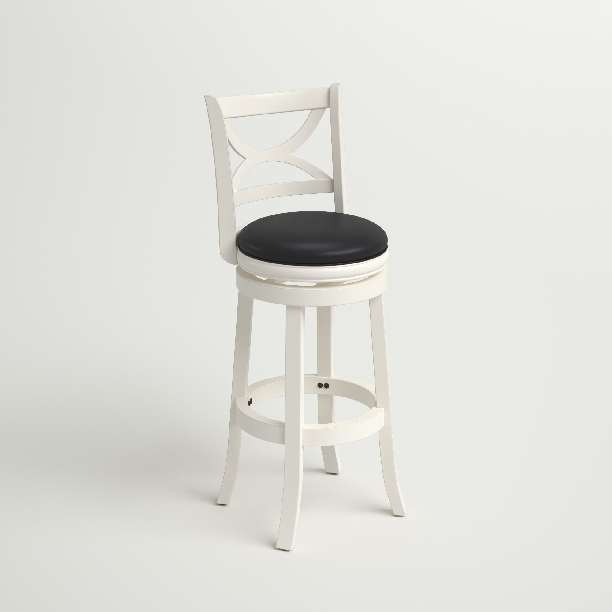 Wayfair white store leather bar stools