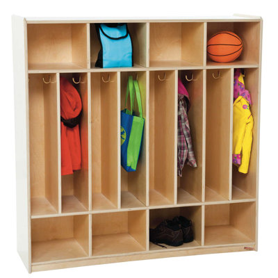 Locker Organizer Contender 2-Section Coat Locker With Bench