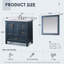 Ensemble de meuble-lavabo simple 36 "avec miroir Isla-317977677-317977672