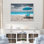 «Alyca Beach Ocean Turquoise Seaside Serenity», reproduction sur toile