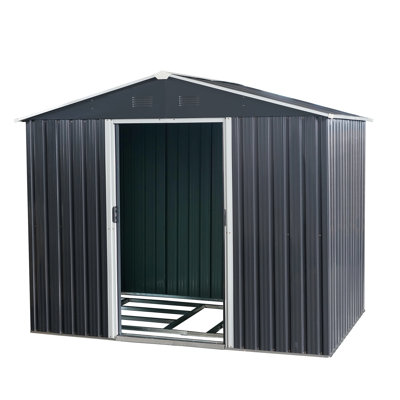 8ft x 6ft Outdoor Metal Storage Shed