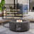 Czinege Round Concrete Propane Fire Pit Table-1543104983