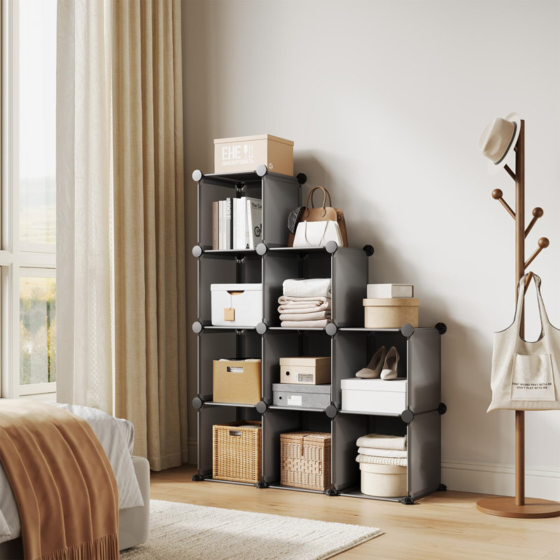 Shoe Storage Cabinet, Grey