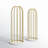 Set of 2 12.3 " Marble and Stone Lantern
