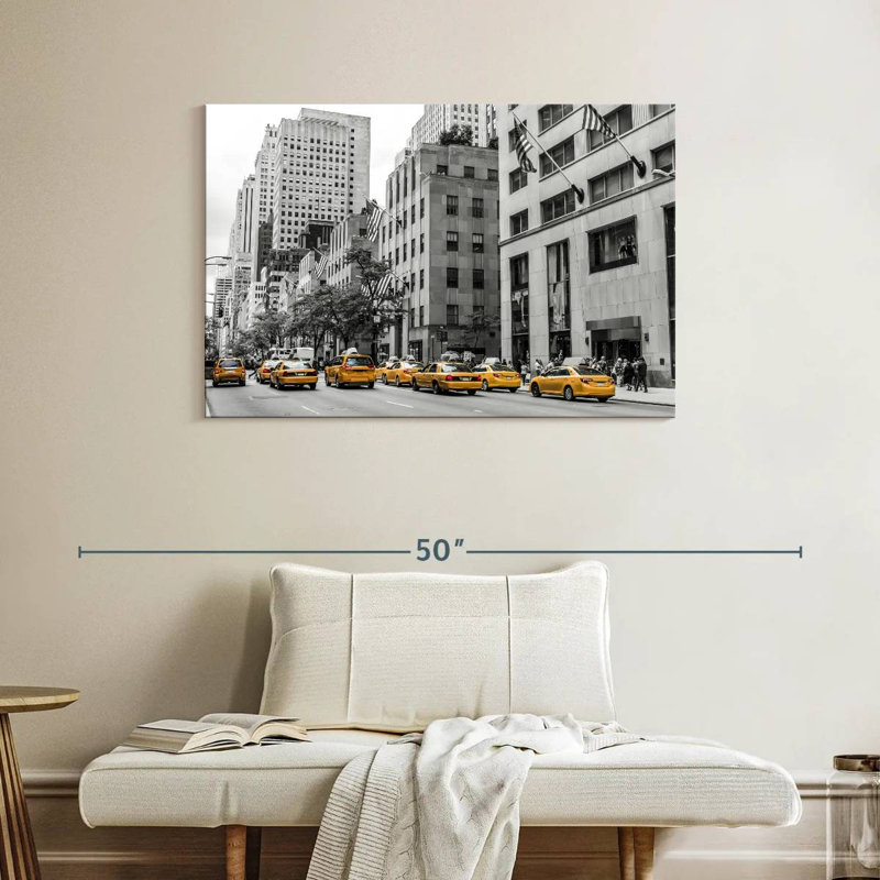 Mehar NYC Cabs Pop, H 26 po x l 39 po