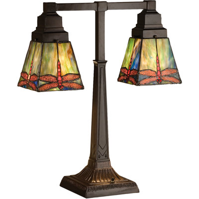 Meyda Tiffany & Stained Glass Desk Table Lamp