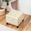 Repose-pieds capitonné avec rangement 17,7 po Orella-1117938462