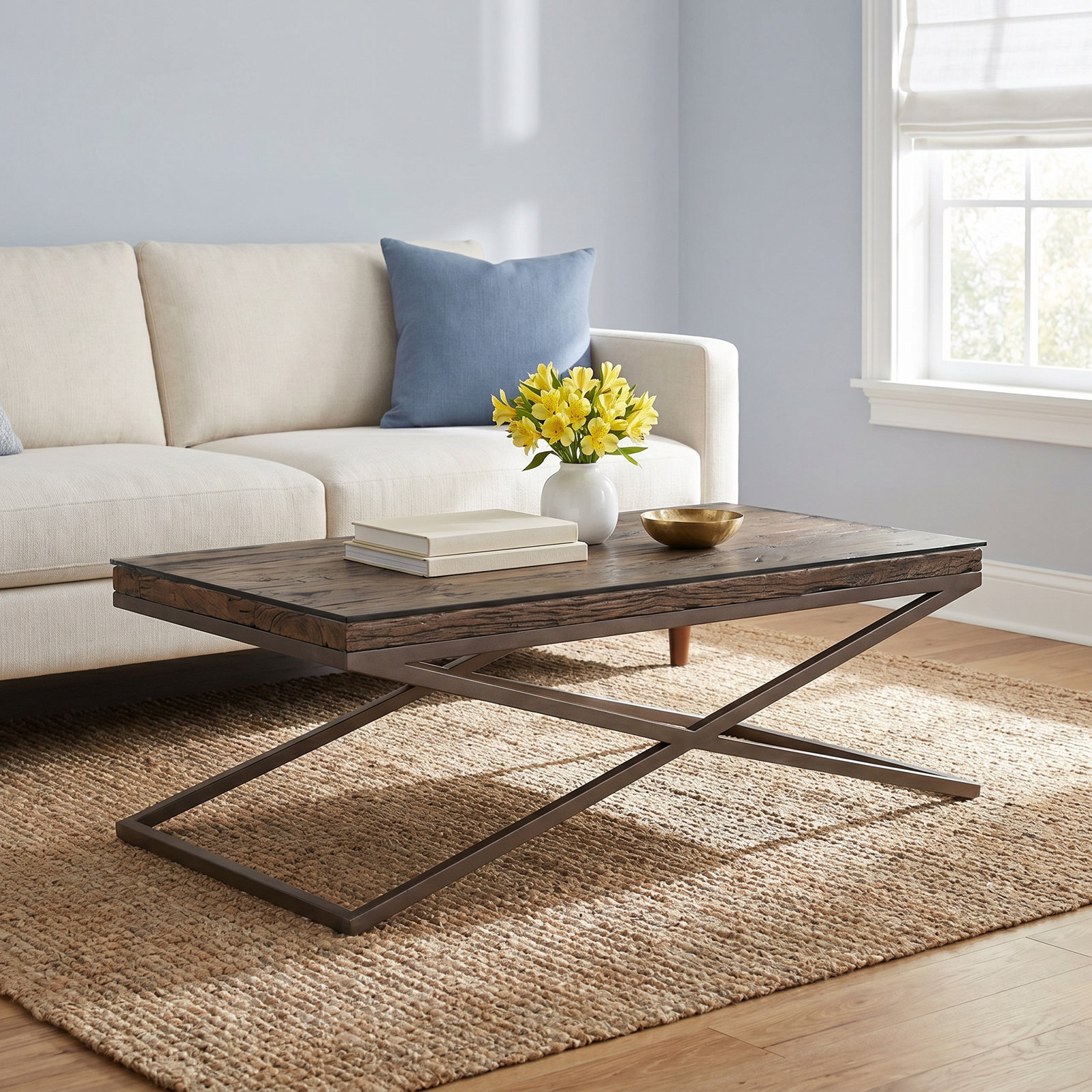 Hasbrouck Solid Wood Coffee Table