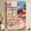Façade de café avec pâtisseries - Impression d'art mural moderne sur toile tendue sur châssis, 91,4 cm (H) x 61 cm (L), prête à être accrochée