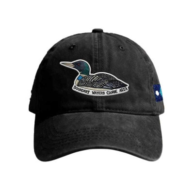 a hat Boundary Waters Canoe Area  The Boundary Waters Mn State Print Baseball Cap