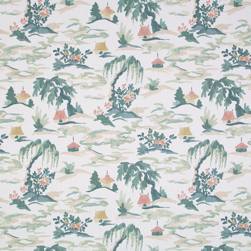 Tissu 100% coton Baloda Pagoda, Prairie