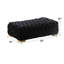 Repose-pieds standard capitonné en velours de 55 po de large Graple-1385607451