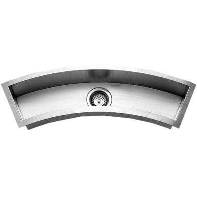 Contempo 33'' L Flush Single Bowl Stainless Steel Kitchen Sink