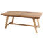 Xiao Rectangular Teak Solid Wood Extendable Outdoor Dining Table - 180 cm W 100 cm D