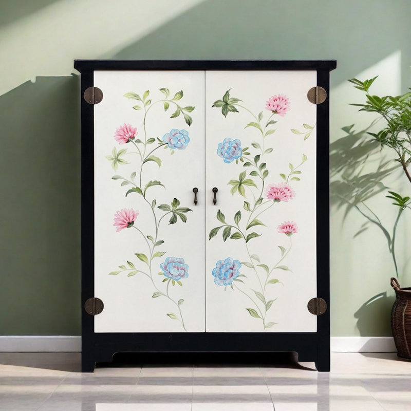 16 Pair Solid Wood Shoe Storage Cabinet