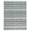 Paint Chip Blue Hand Micro Hooked Wool Rug-70376203
