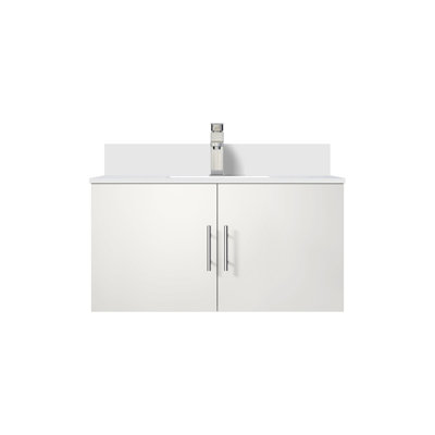 Ensemble de meuble-lavabo, plateau en marbre de culture et robinet (sans évier)