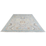Oushak Collection, Transitional One-of-a-Kind Rectangle 7'9" X 10 Hand Knotted Area Rug