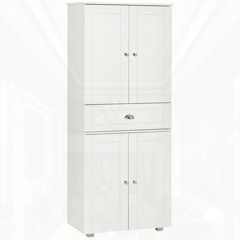 72" Freestanding Kitchen Pantry Cabinet