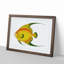Golden Butterflyfish by George Shaw - Framed Print-55620883-55620882