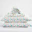 Ensemble de 3 draps en flanelle de coton TG avec motif de sapin de Noël blanc