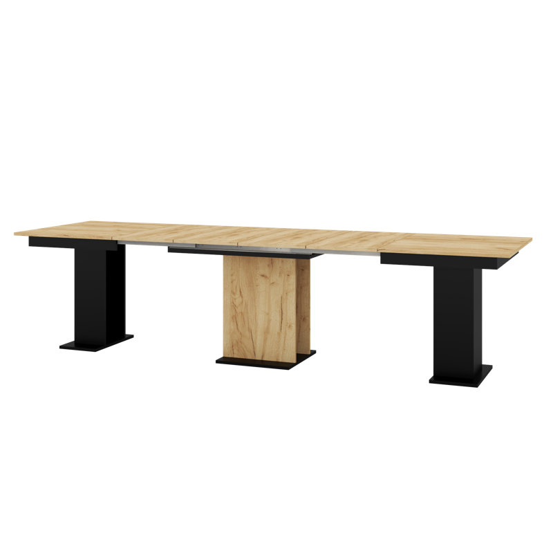 Lehighton Extendable Oak Dining Table
