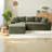 Compression Cloud Sectionals, Corduroy L Shape Modern Sofa For Home