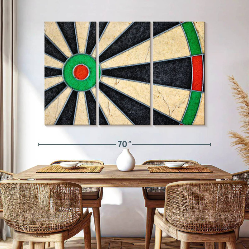 Senne Rustic Dartboard, 42" H x 65" W