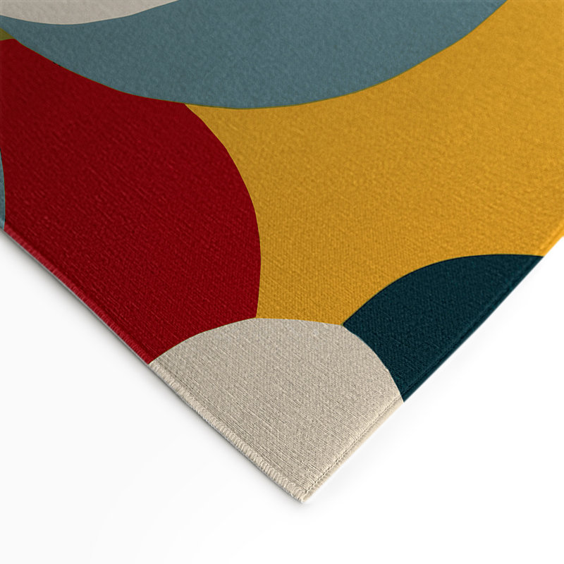 Retro Sparkle Indoor And Outdoor Area Rug, Rectangle 3' x 5'