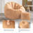 Bean Bag Chair,Upholstered Lazy Sofa With Ottoman-108794097